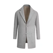 پالتو بلند مردانه کروم مدل جیب پاکتی 2420303