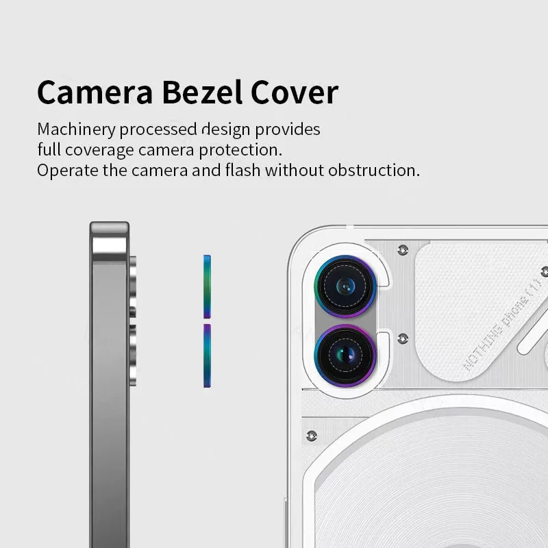 محافظ لنز دوربین بوف مدل HD-ColorLenz مناسب برای گوشی موبایل ناتینگ Phone 1