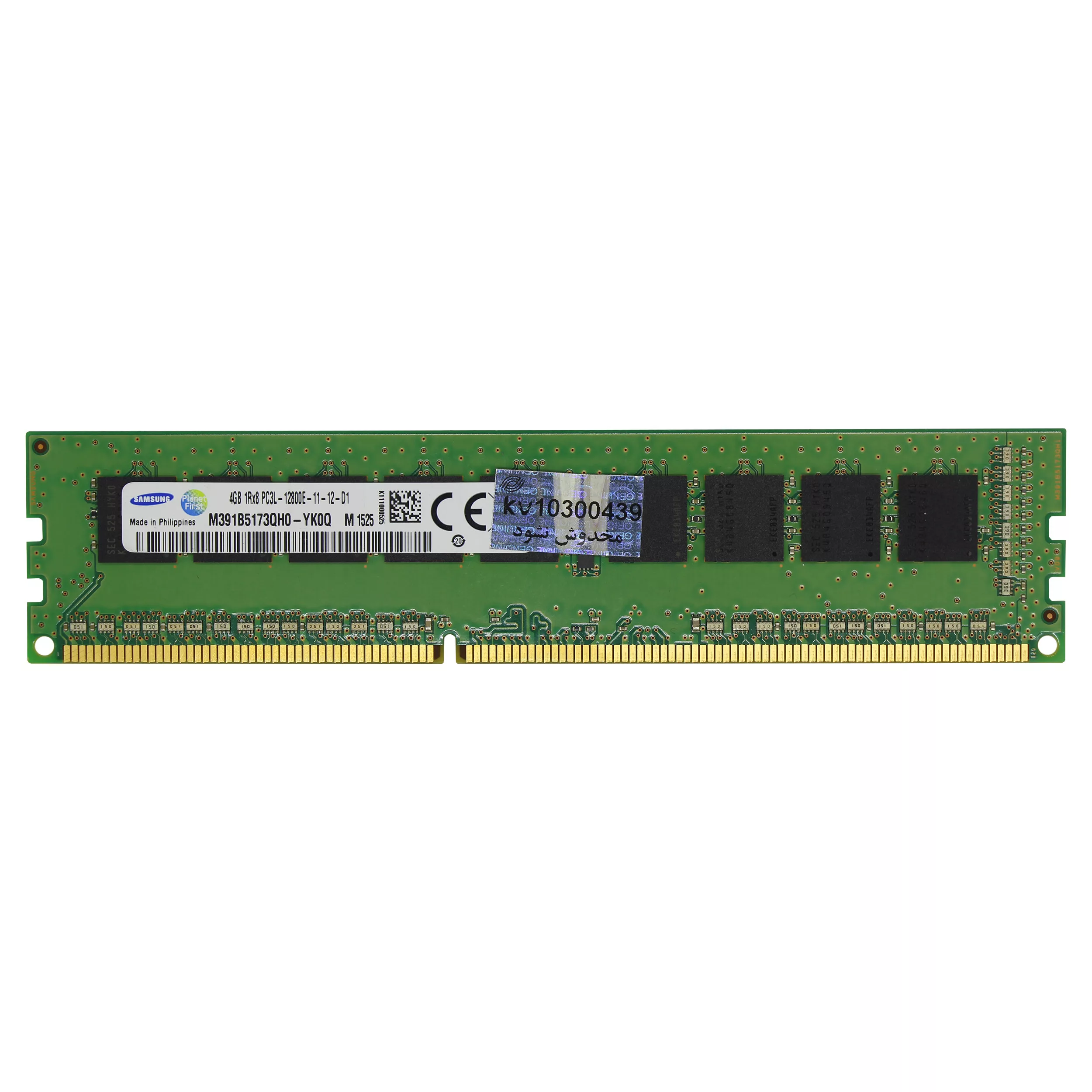 رم دسکتاپ DDR3L تک کاناله 1600 مگاهرتز CL11 سامسونگ مدل M378 ظرفیت 4 گیگابایت