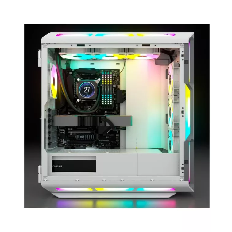 کیس کامپیوتر کورسیر مدل iCUE 5000T RGB WH