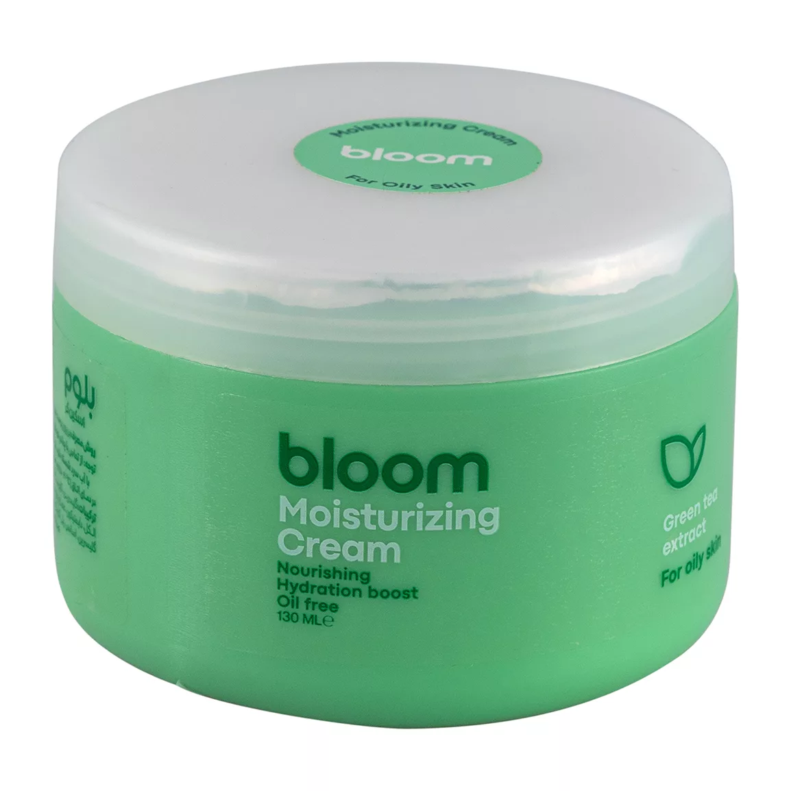 کرم آبرسان و مرطوب کننده دست و صورت بلوم مدل عصاره چای سبز مناسب برای پوست چرب حجم 130 میلی لیتر بسته 4 عددی