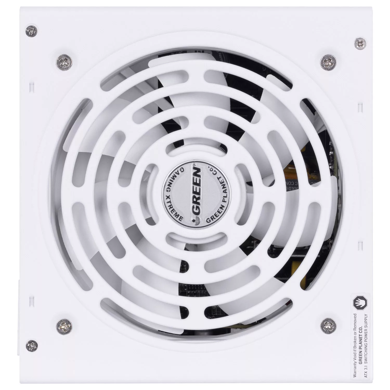منبع تغذیه کامپیوتر 850W وات گرین مدل GP850B-GXD White (ATX 3.1)