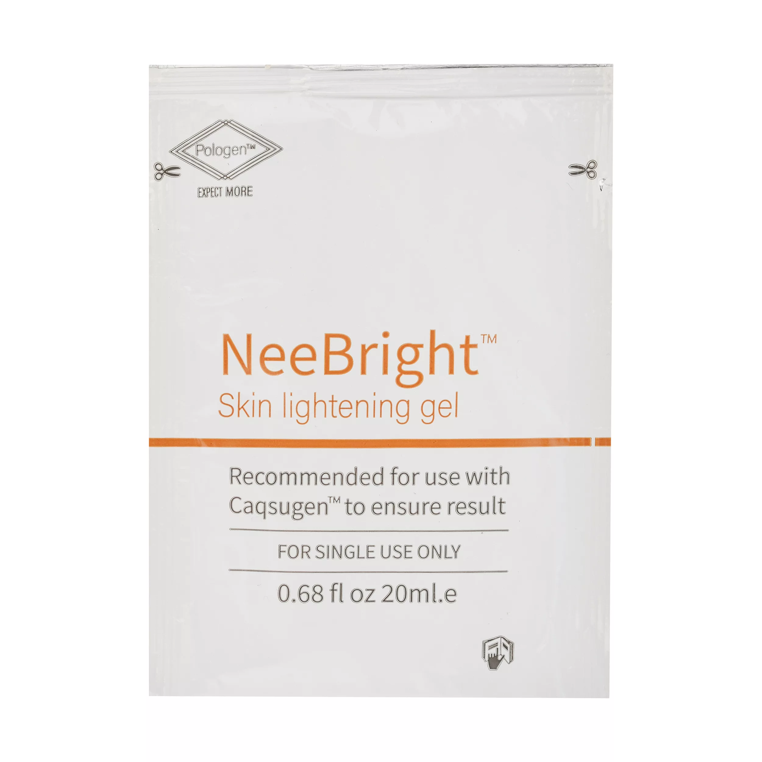 ژل ترمیم‌کننده و روشن کننده صورت پولوژن مدل NeeBright مناسب برای انواع پوست حجم 20 میلی‌لیتر بسته 12 عددی