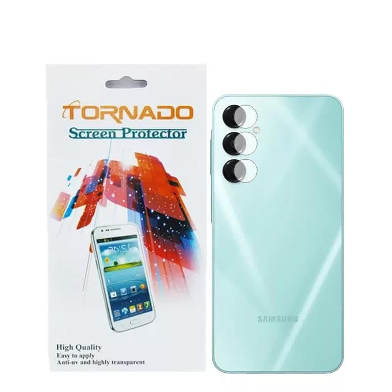 محافظ لنز دوربین پلاستیکی تورنادو مدل نانو مناسب برای گوشی موبایل سامسونگ Galaxy A16 بسته 40 عددی