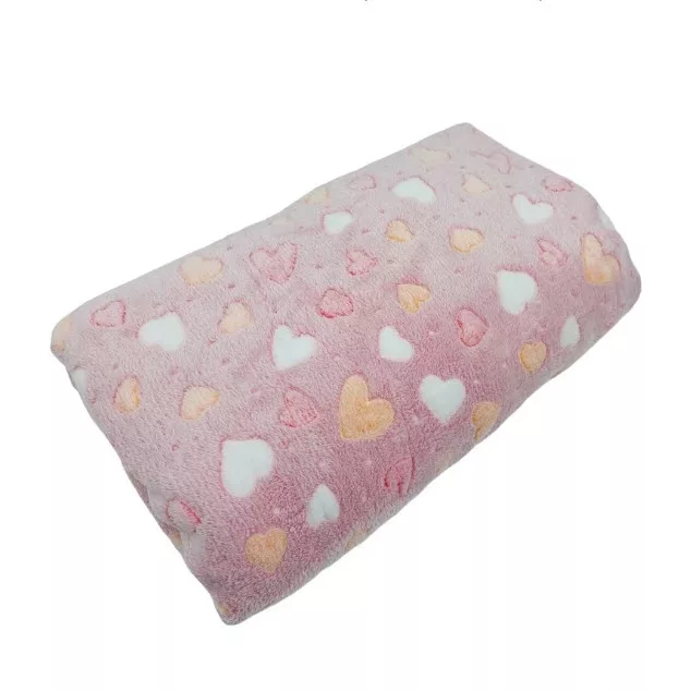 پتو 2 نفر مدل قلبی رنگین سایز 200x210 سانتیمتر