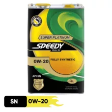 روغن موتور اسپیدی مدل سوپر پلاتینیوم 0W-20 حجم 4 لیتر