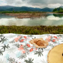 شال مبل مدل فلامینگو ها کد H2SH1005 سایز 100x180 سانتی متر