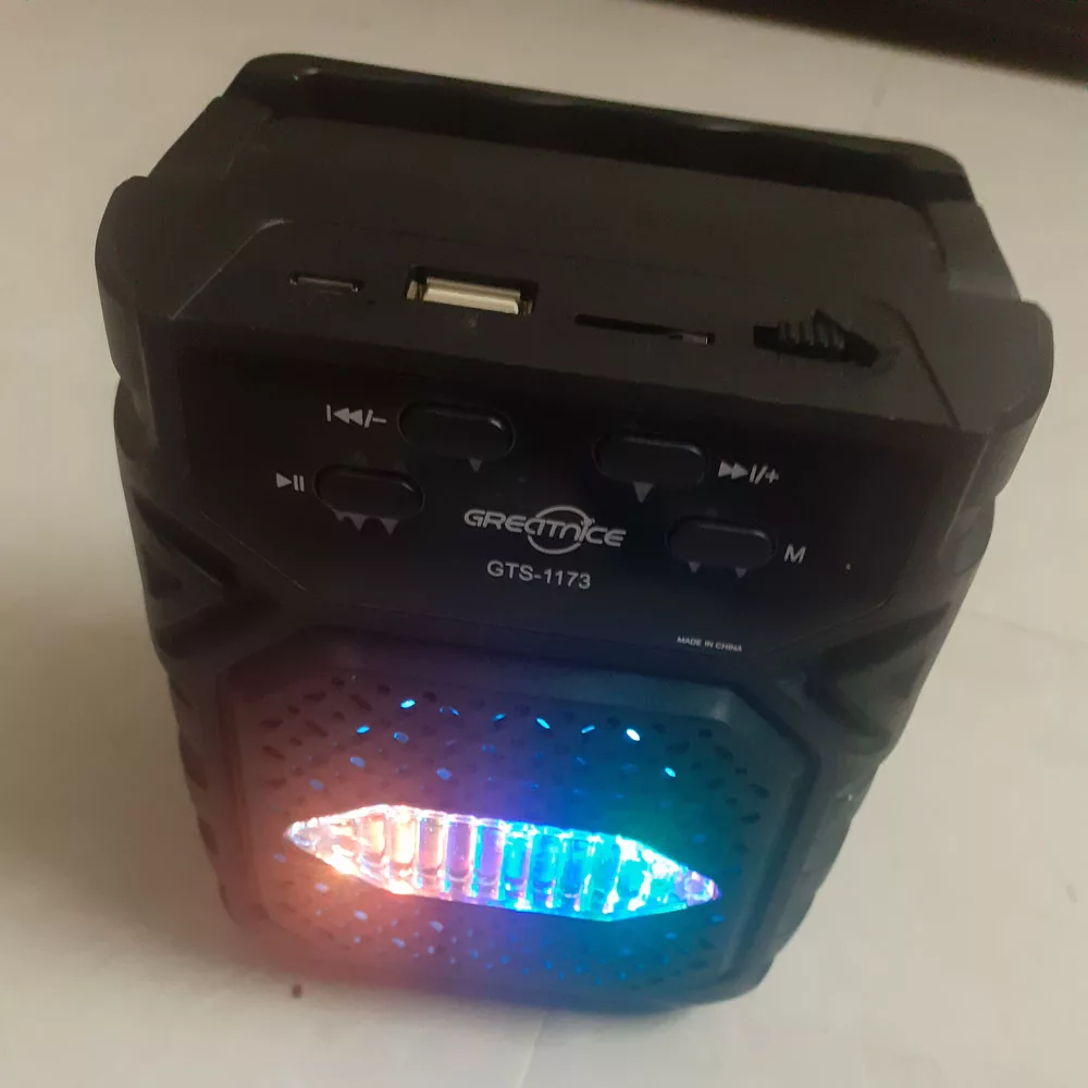 اسپیکر بلوتوثی قابل حمل مدل GTS-1173