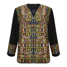 کت زنانه مدل سوزندوزی پولک دوزی