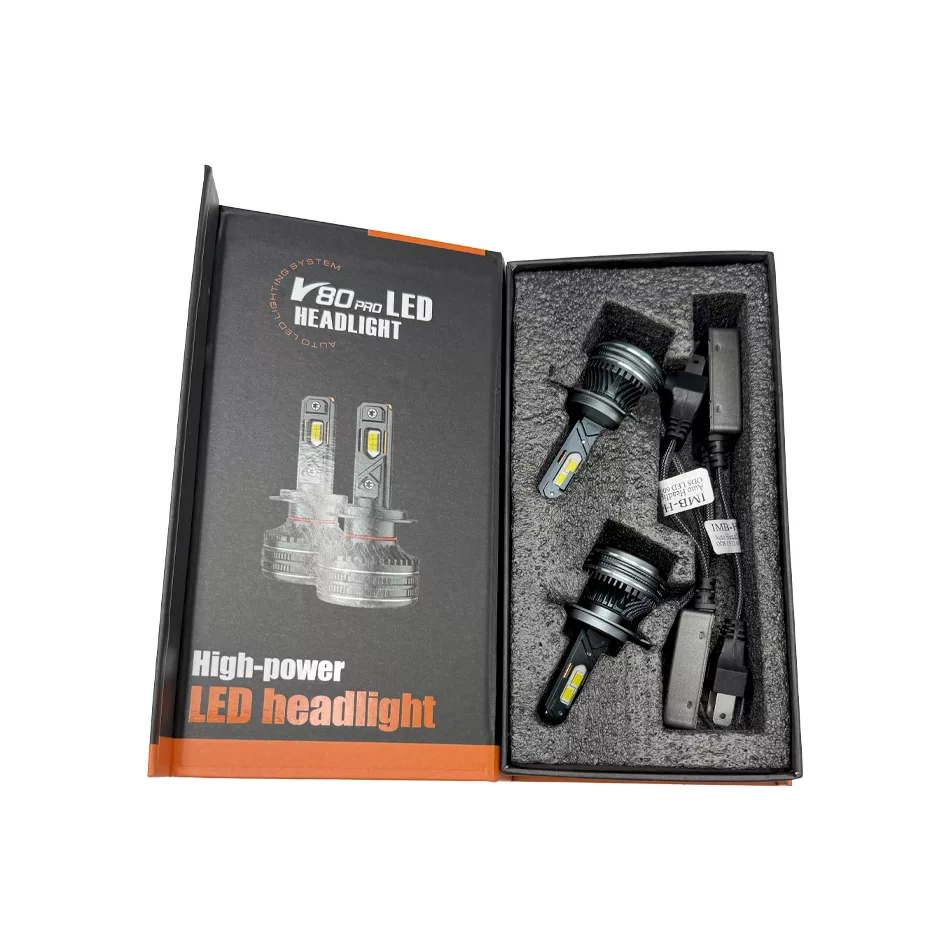 لامپ هدلایت خودرو آی ام بی مدل V80 Pro پایه H4 بسته دو عددی