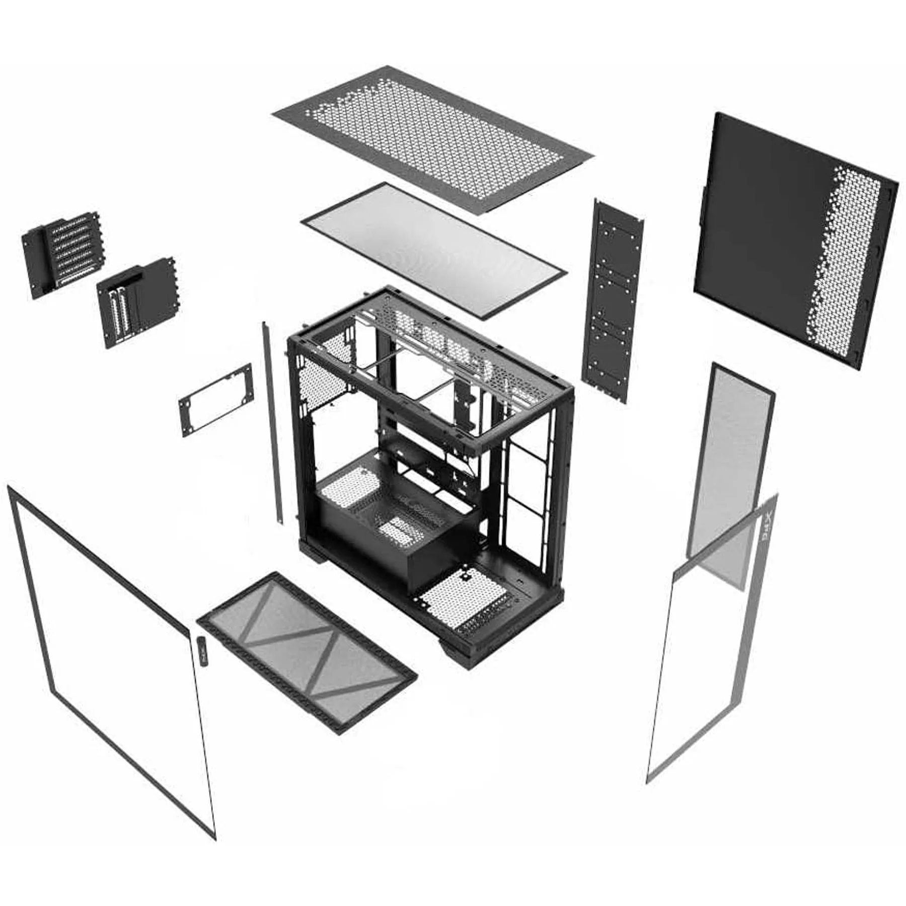 کیس کامپیوتر ای دیتا ایکس پی جی مدل INVADER X WHITE