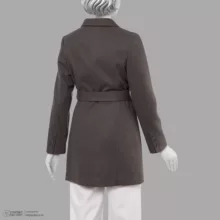 پالتو زنانه ریسانی مدل 5214 رنگ طوسی