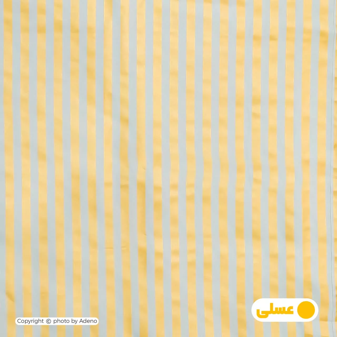 ملحفه تشک مهمان آدنو مدل راه راه کد MB01 یک نفره سایز 90x190 سانتی متر