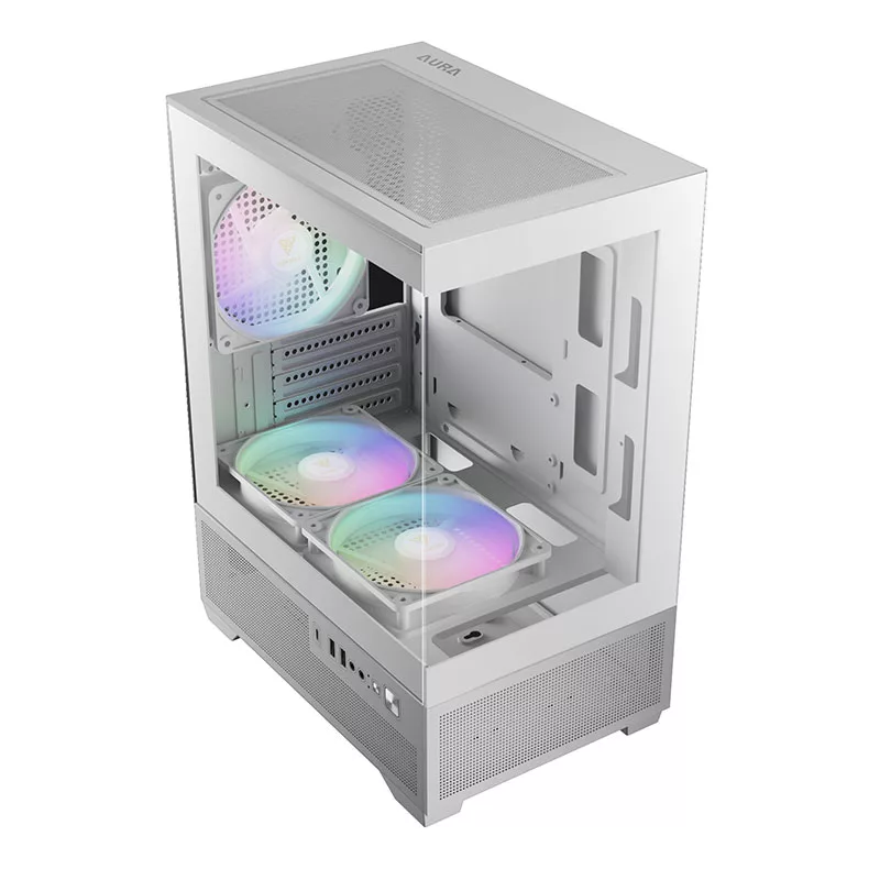 کیس کامپیوتر گیمینگ گیم دیاس مدل AURA GC9M ELITE WH ARGB