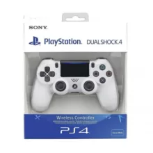 دسته بازی بی سیم مدل Dualshock 4 White مناسب برای PS4