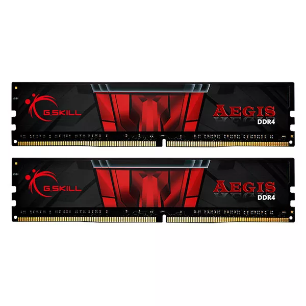 رم دسکتاپ DDR4 دو کاناله 3200 مگاهرتز CL16 جی اسکیل مدل aegis ظرفیت 16 گیگابایت