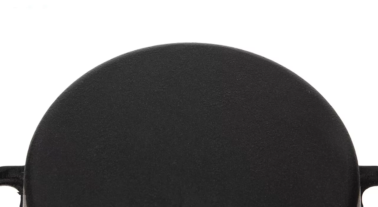 قابلمه چدن نالینو با زیره چوبی مدل Feleti سایز 14 به همراه استند چوبی