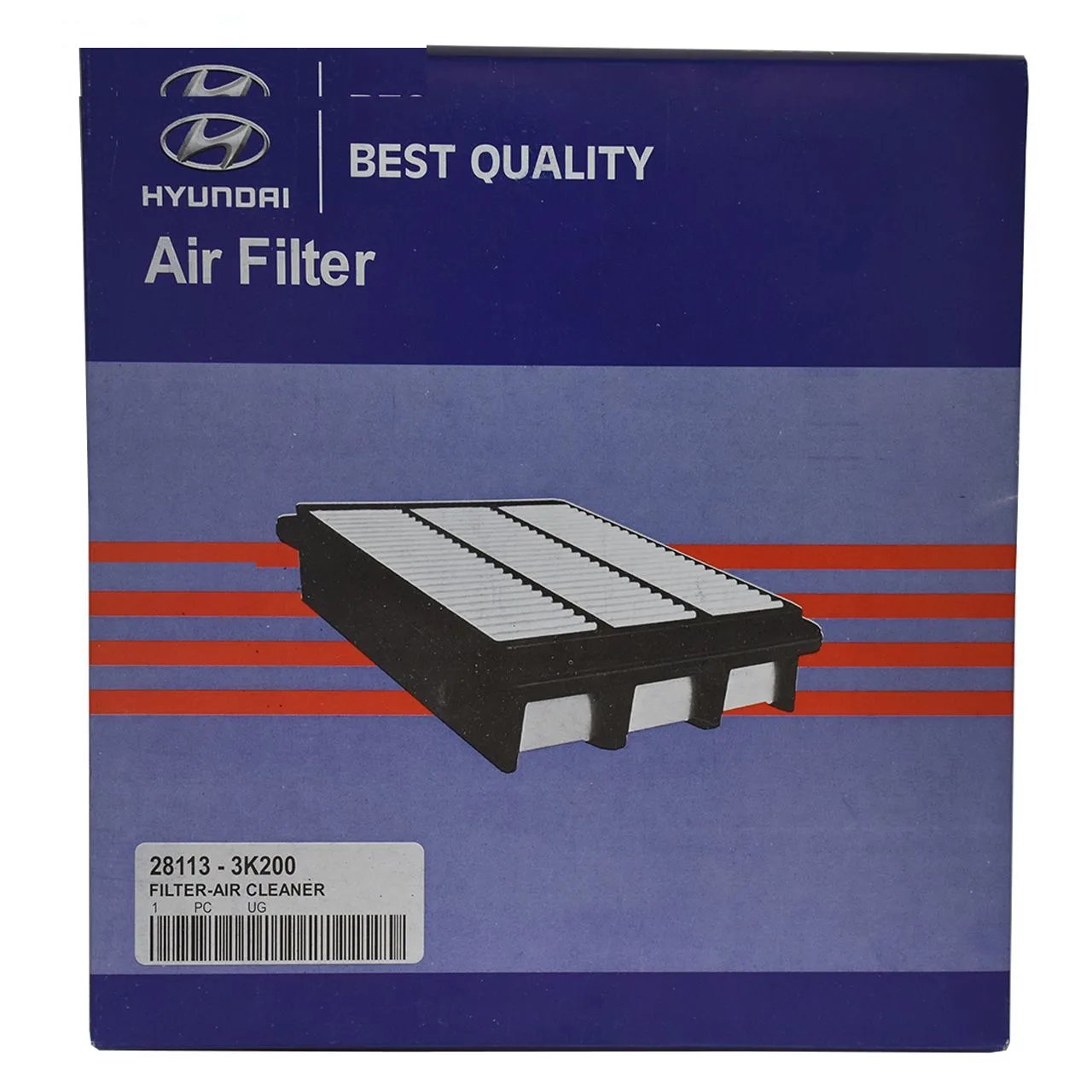 فیلتر روغن خودرو هیوندای جنیون پارتز مدل 263203C100 مناسب برای آزرا به همراه فیلتر کابین و فیلتر هوا