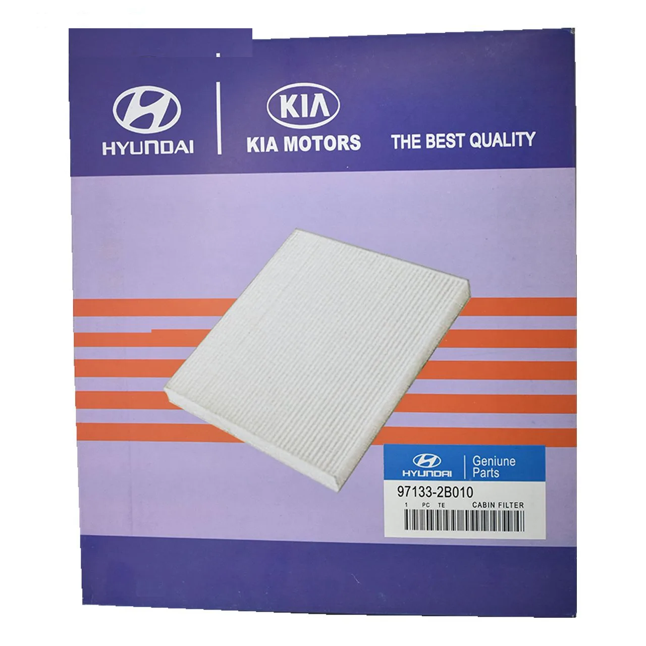 فیلتر روغن خودرو هیوندای جنیون پارتز مدل 2630035504 مناسب برای سانتافه به همراه فیلتر کابین و فیلتر هوا