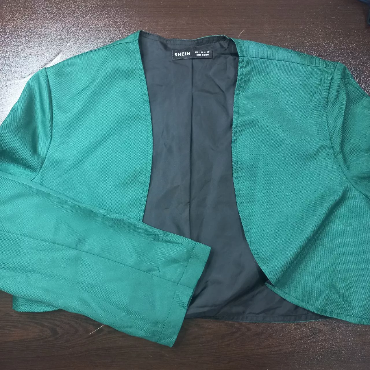 کت رسمی زنانه شین مدل SH1551 رنگ سبز