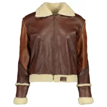 کاپشن چرم زنانه دثار مدل ۶۶۷