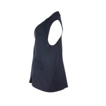 جلیقه زنانه سرژه مدل 234115 رنگ سرمه ای