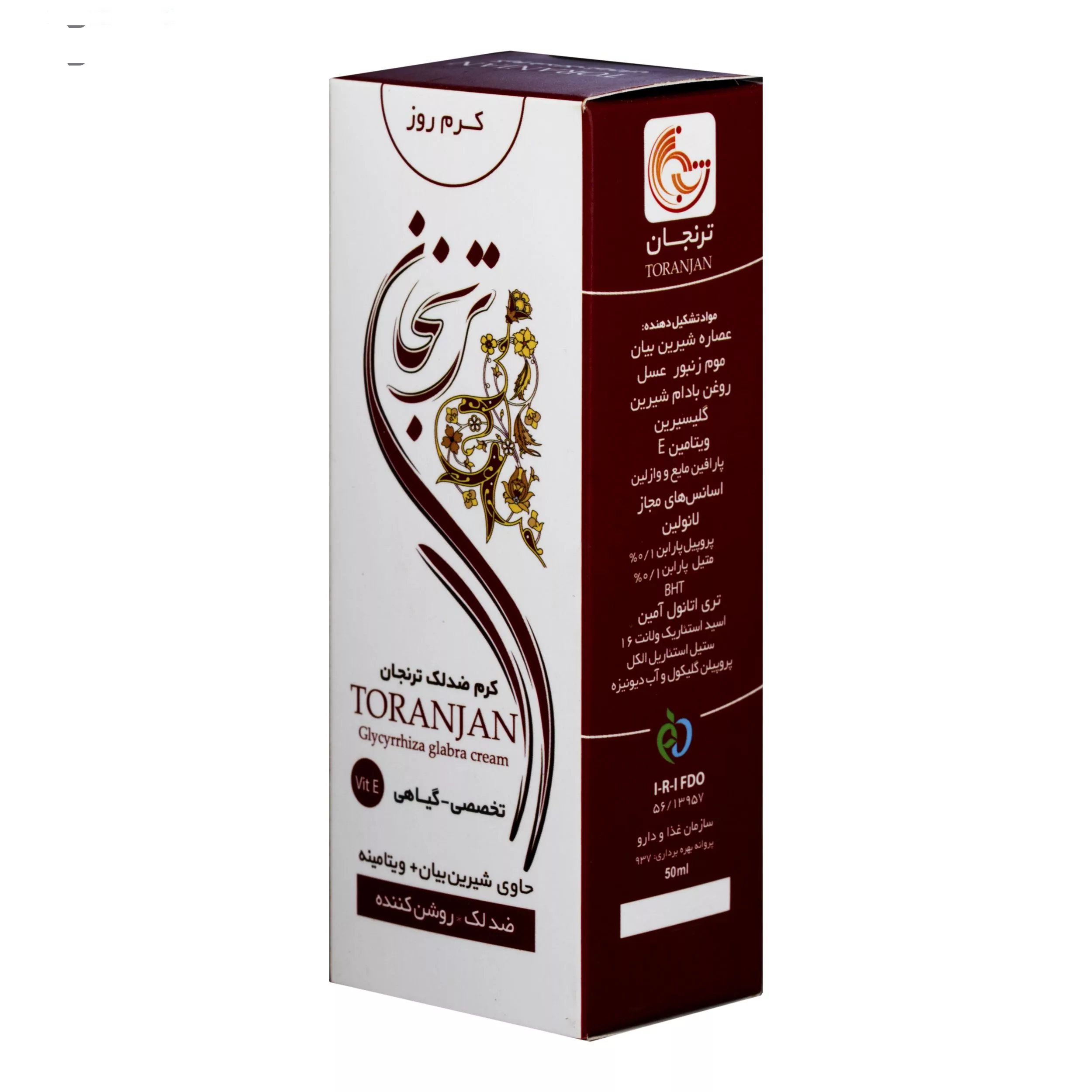 کرم ضد لک ترنجان مدل Glycyrrhiza Glabra حجم 50 میلی لیتر بسته 4 عددی