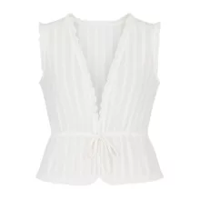 جلیقه رسمی زنانه مدل 1010 رنگ سفید