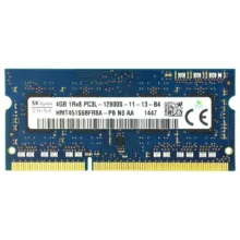 رم لپ تاپ DDR3L تک کاناله 1600 مگاهرتز CL11 اس کی هاینیکس مدل 12800S ظرفیت 4 گیگابایت