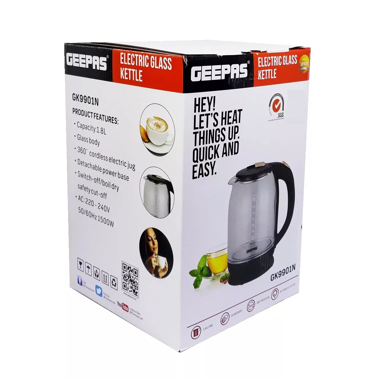 کتری برقی جی پاس مدل GK9901N