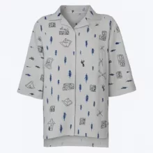 تونیک آستین سه ربع زنانه مدل لینن 7451