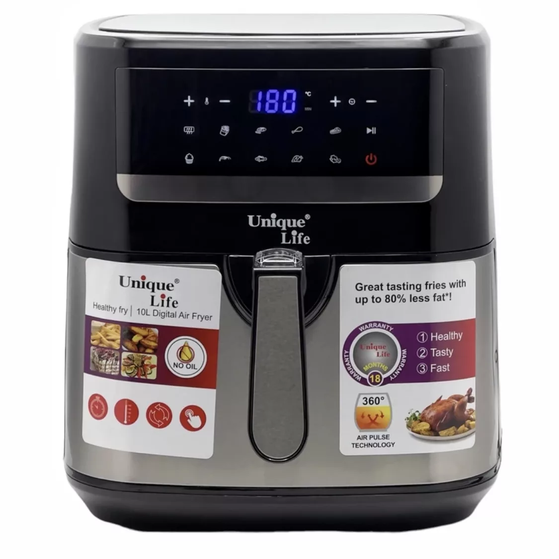 سرخ کن بدون روغن 10 لیتری یونیک لایف مدل UL-2441