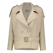 بارانی زنانه مدل بریار رنگ کرم