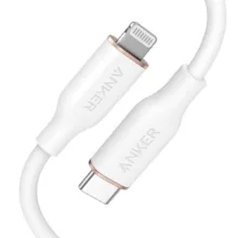 کابل تبدیل USB-C به لایتنینگ انکر مدل Powerline III Flow A8663 طول 1.8 متر