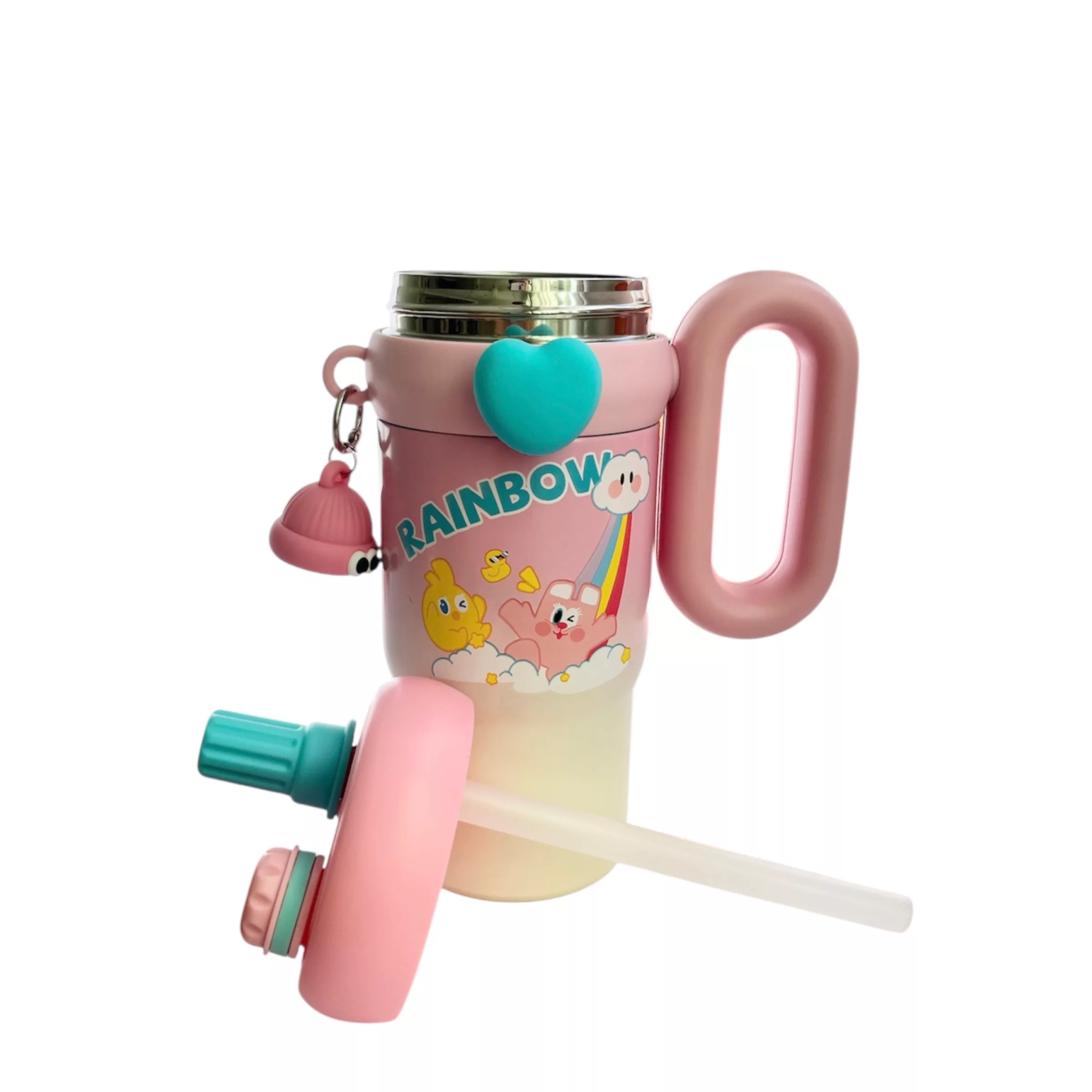 فلاسک کودک مدل Rainbow کد VT5369 گنجایش 0.7 لیتر