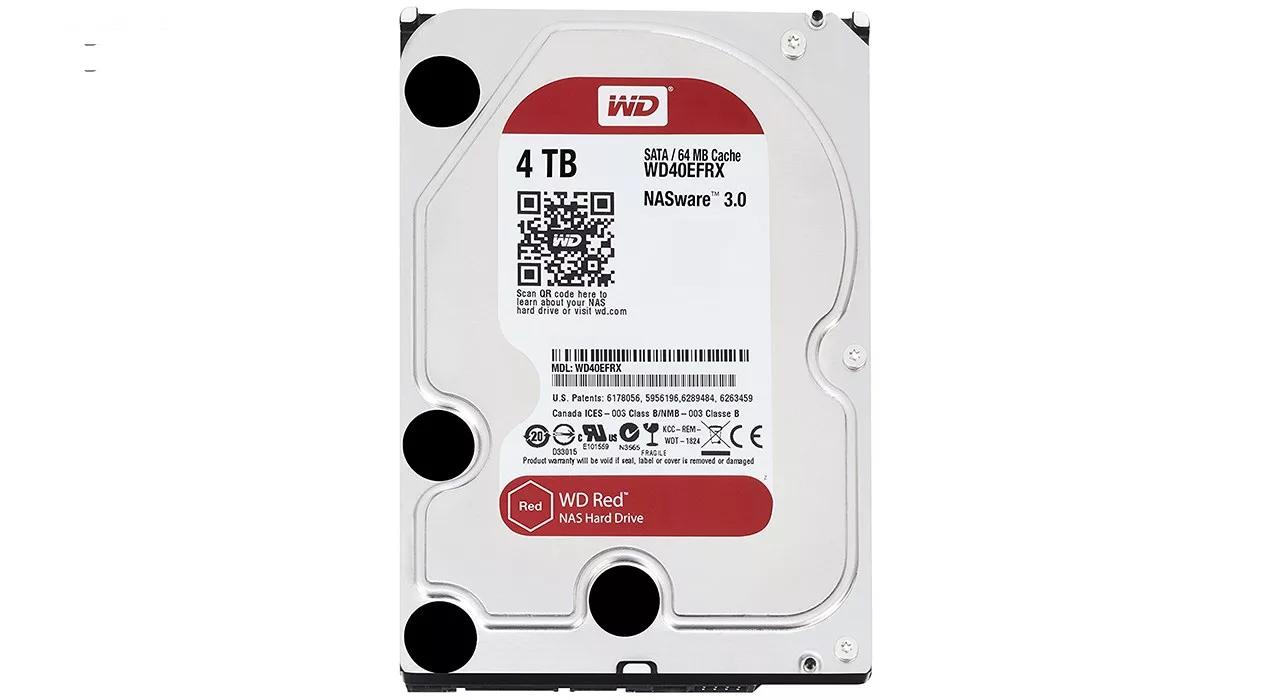 هارددیسک اینترنال وسترن دیجیتال مدل Red WD40EFRX ظرفیت 4 ترابایت