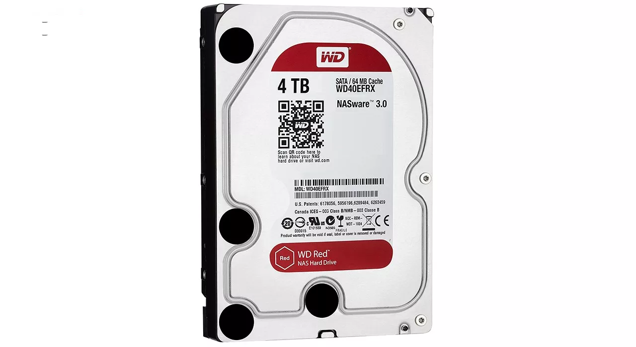 هارددیسک اینترنال وسترن دیجیتال مدل Red WD40EFRX ظرفیت 4 ترابایت