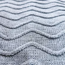 شال مبل و تخت مدل موج سایز 180×145 سانتی متر