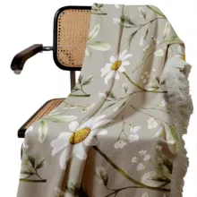 شال مبل مدل بابونه 2 کد F2SH1007 سایز 180x100 سانتی متر