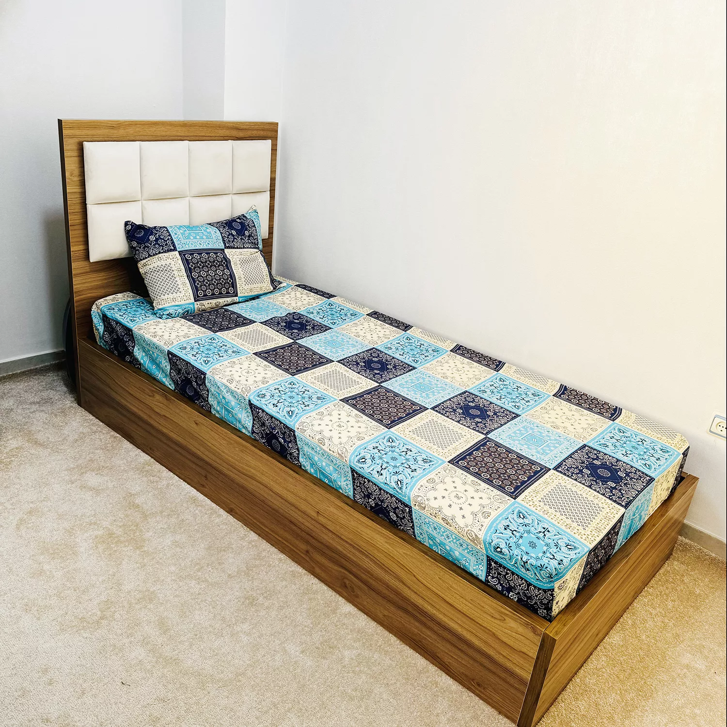 کاور لحاف ناتوسا مدل کلاسیک یک نفره سایز 160x220 سانتی متر