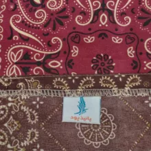 ملحفه پانیذ پود مدل چهل تکه کد A109 دو نفره سایز 180x200 سانتی متر