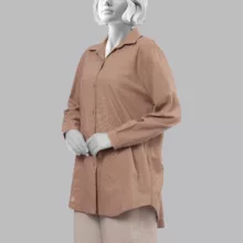 تونیک آستین بلند زنانه مدل نگین دارa67