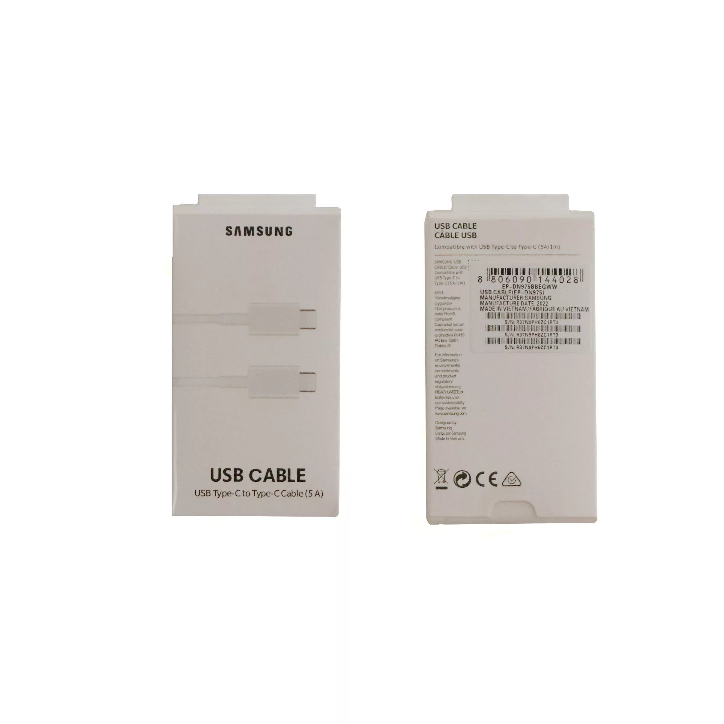 کابل تبدیل usb-c سامسونگ مدل EP-DN975 طول 1 متر