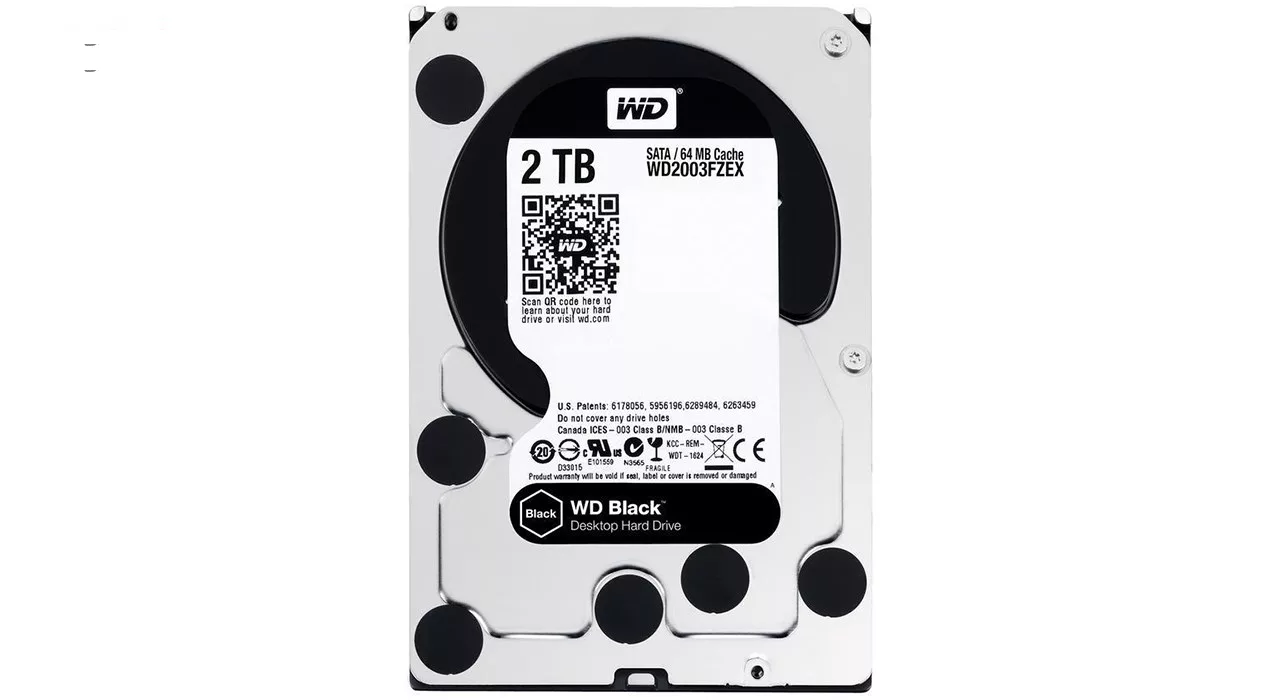هارددیسک اینترنال وسترن دیجیتال مدل Black WD2003FZEX ظرفیت 2 ترابایت