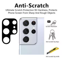 محافظ لنز دوربین بوف مدل 3DPro مناسب برای گوشی موبایل سامسونگ Galaxy S22 Ultra