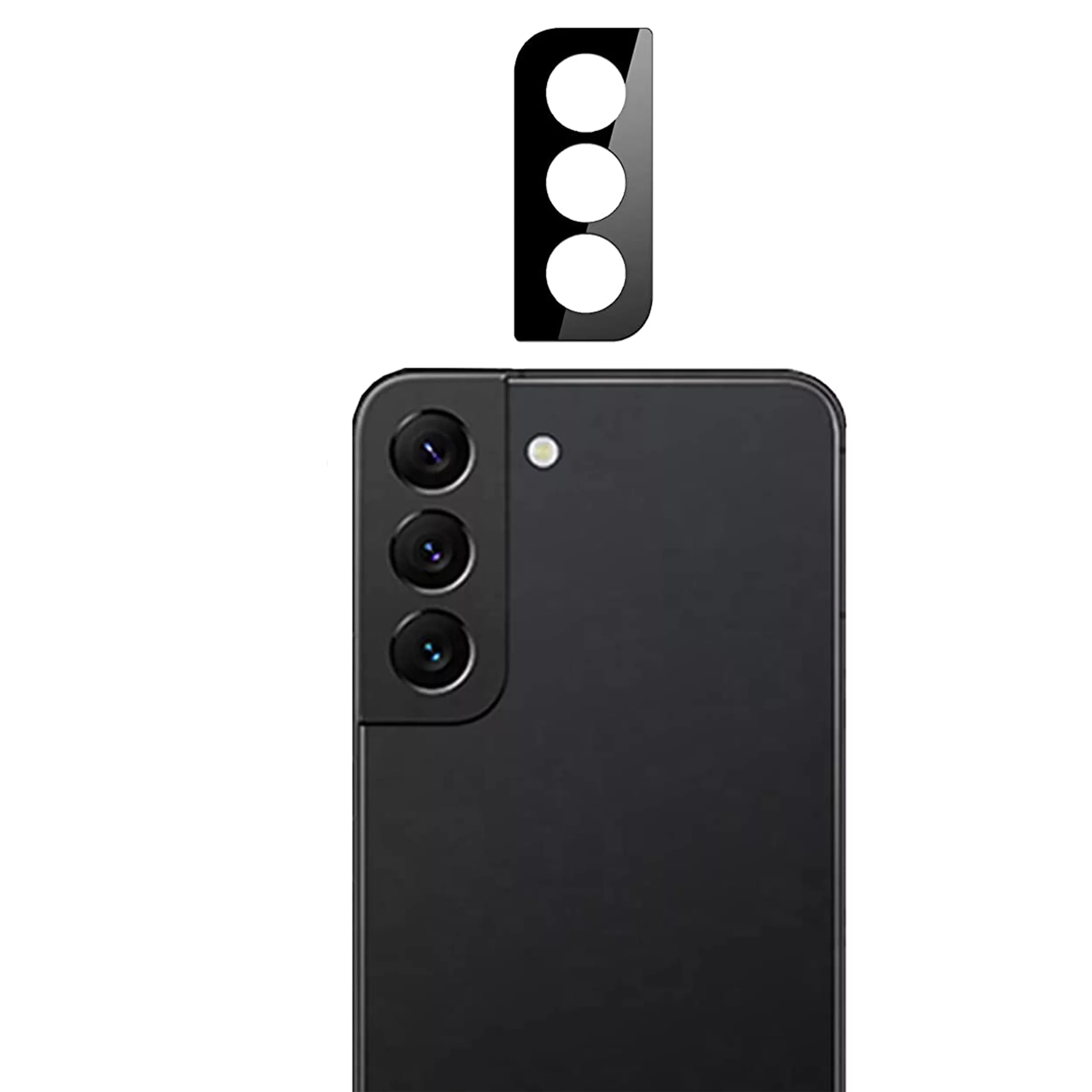 محافظ لنز دوربین بوف مدل 3D مناسب برای گوشی موبایل سامسونگ Galaxy S22/S22 Plus