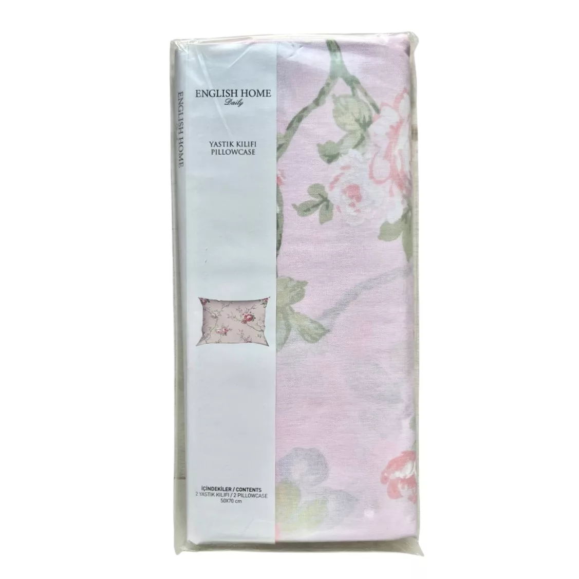 رو بالشی انگلیش هوم مدل Vanity Rose سایز 50x70 سانتی متر بسته 2 عددی