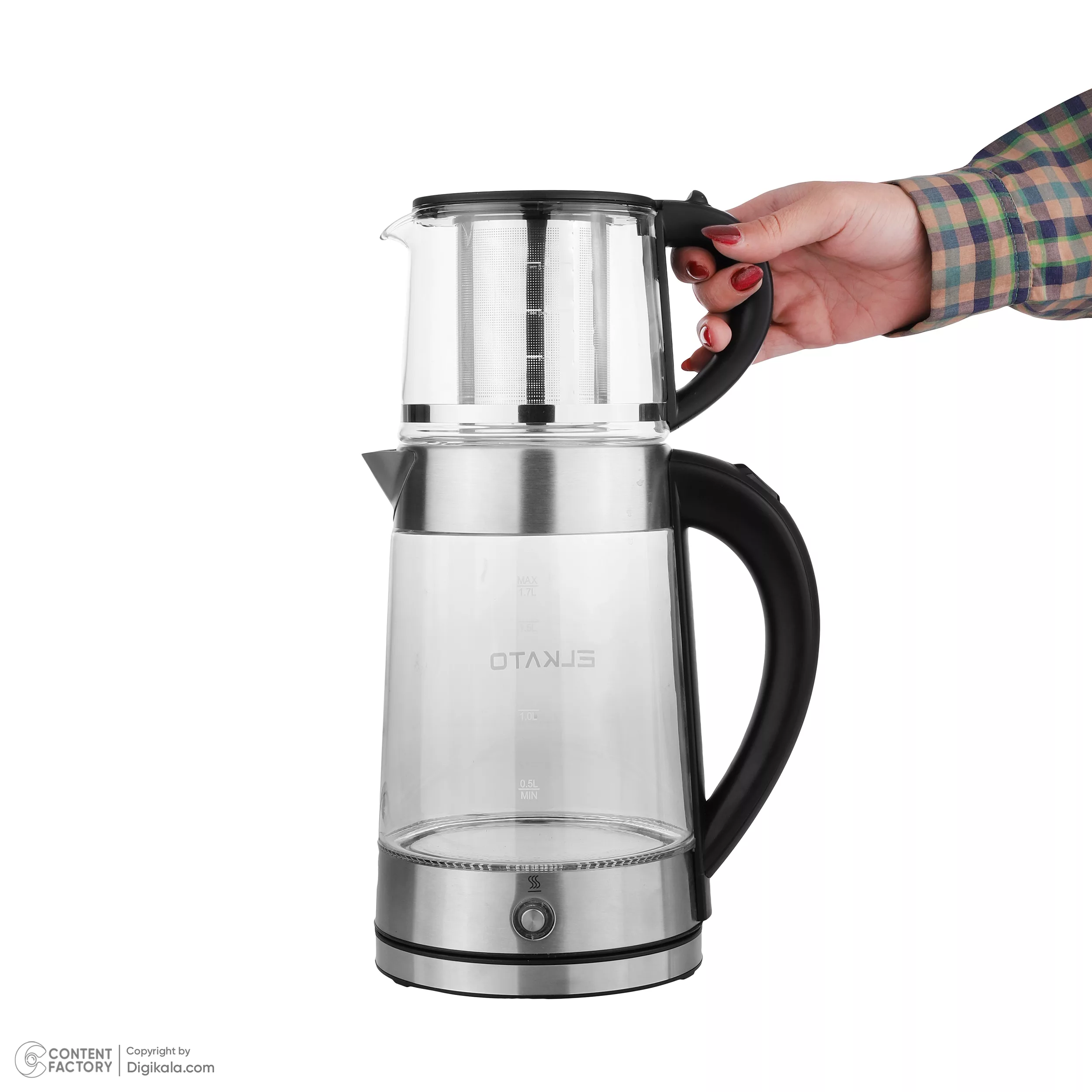 چای ساز روی هم مدل EL-TM122BS