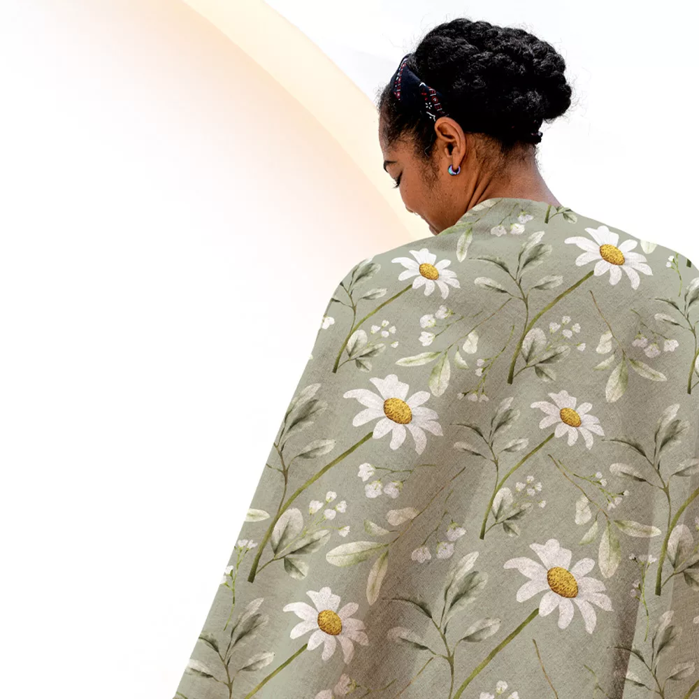 شال مبل مدل بابونه کد f2sh1059 سایز 100x180 سانتی متر