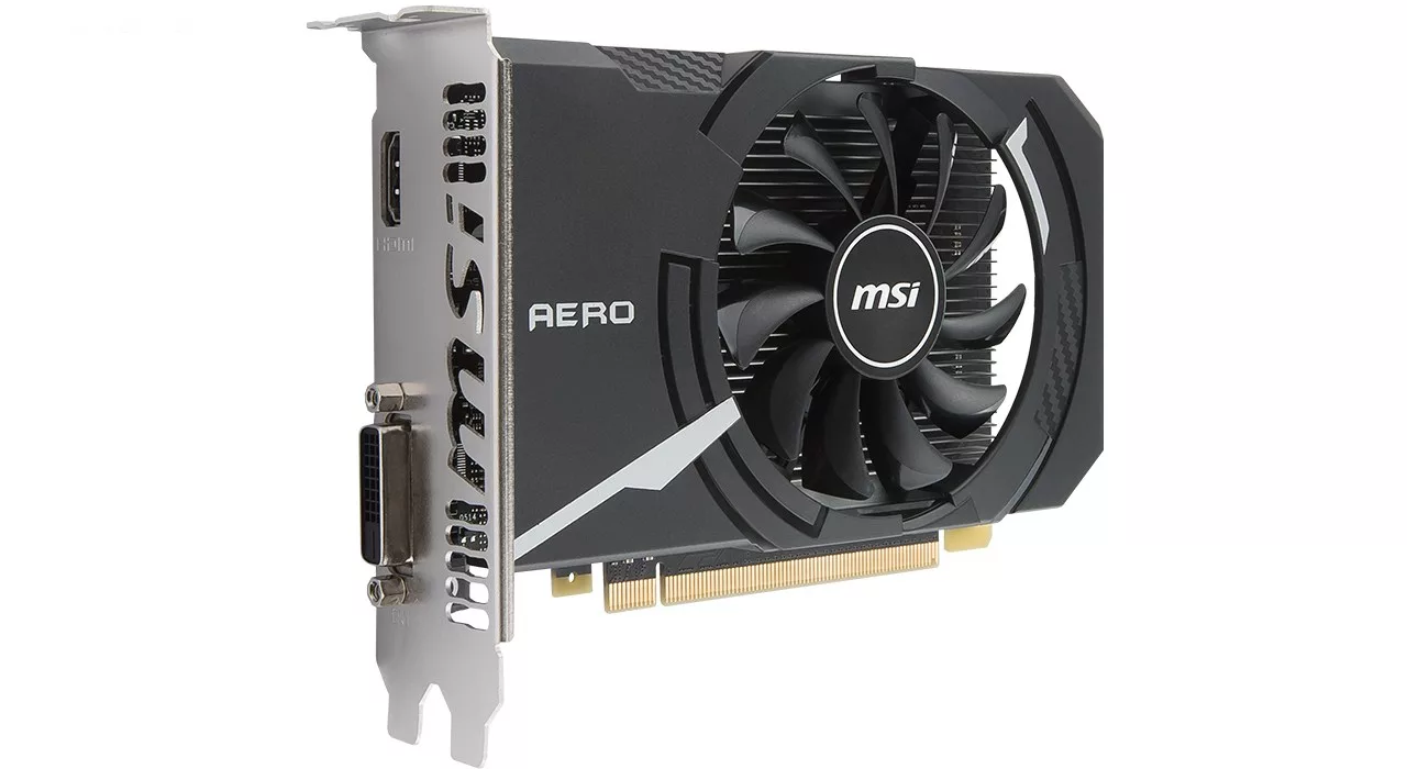 کارت گرافیک ام اس آی مدل GeForce GT 1030 AERO ITX 2G OC